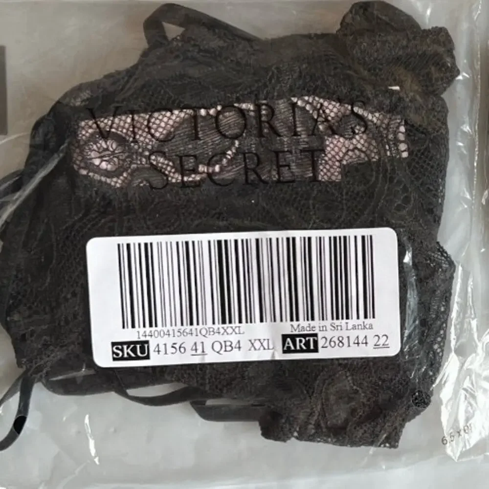 Victoria's Secret Black Lace High-Leg Cheeky Panty, XXL - Picture 4 of 4